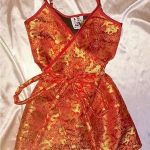 O-Mighty Chinese Style Wrap Dress